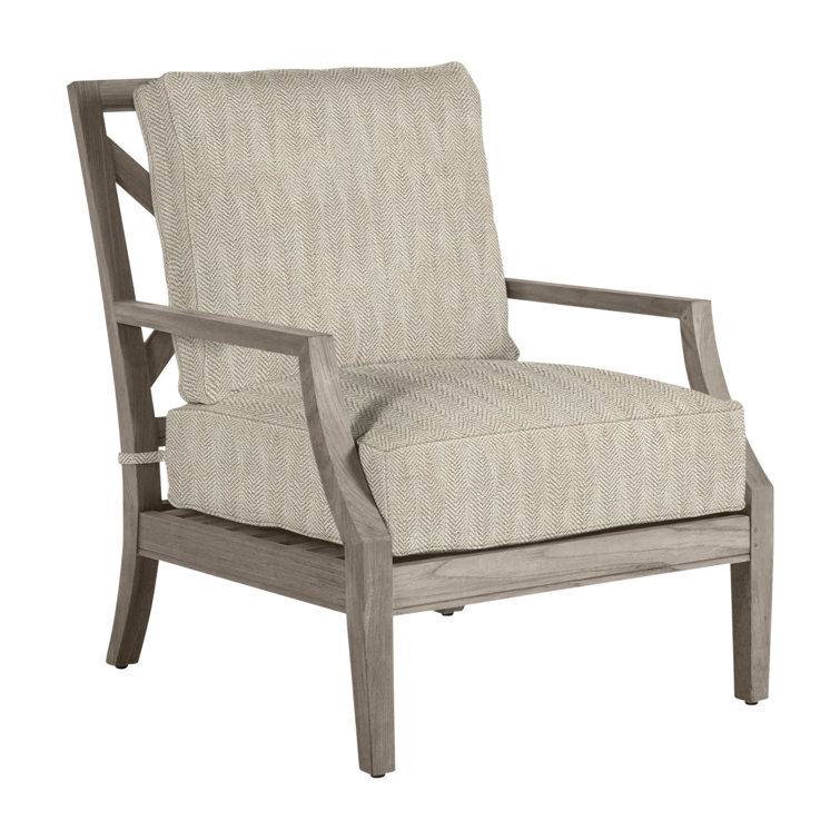 Chaise longue d'extérieur en teck Haley