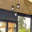 Luminaire suspendu d’extérieur 1 luminosité Adames
