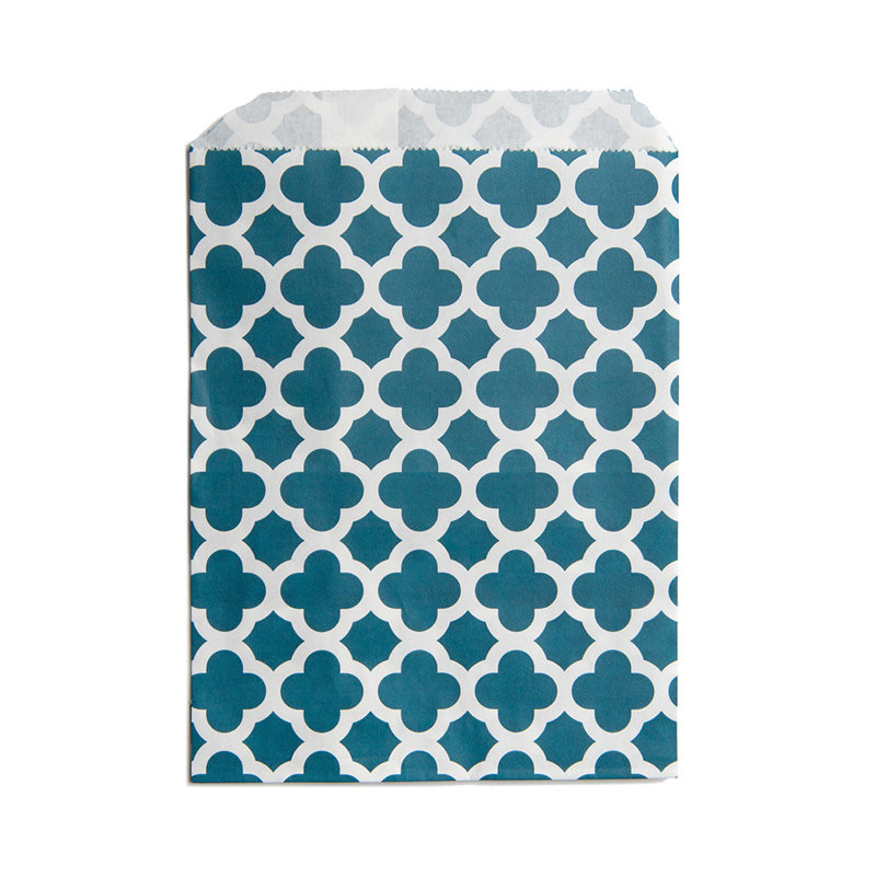 Paper Food Bag, Navy Blue