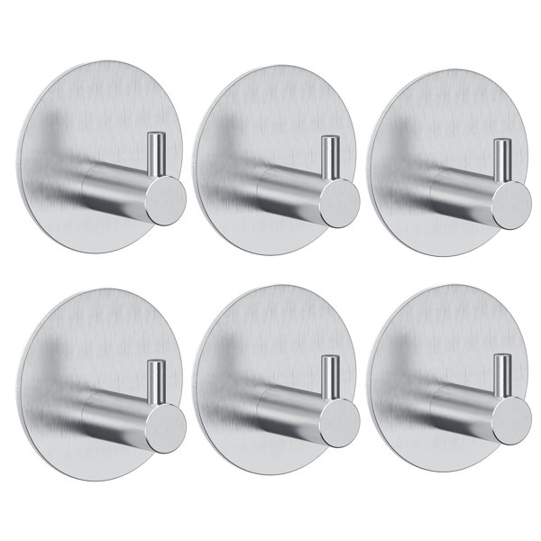 Poloma Towel Coat Hooks Bathroom Kitchen Wall Hooks & Reviews | Wayfair