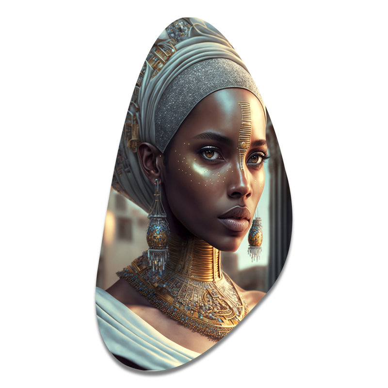 Exquiste femme africaine Design III, H 39 po x l 21 po