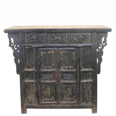 Triple Drawer Elm Coffer