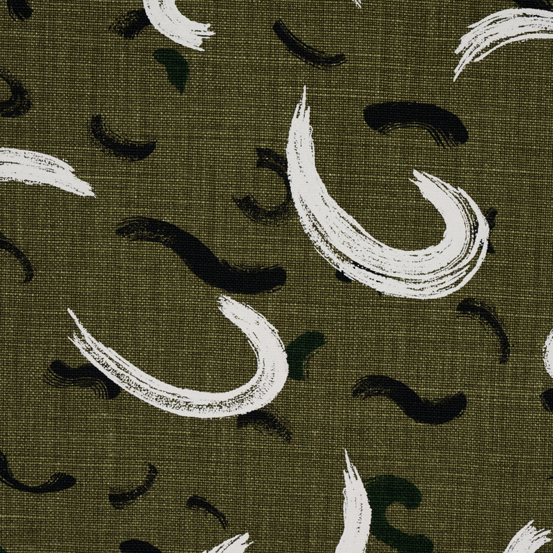 Tissu Schumacher x David Kaihoi, Olive