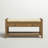 Alexandria Wood Storage Bench, Shoe Rack with Cushioned Seat and Drawers, Multipurpose Entryway Storage Bench-1402424509