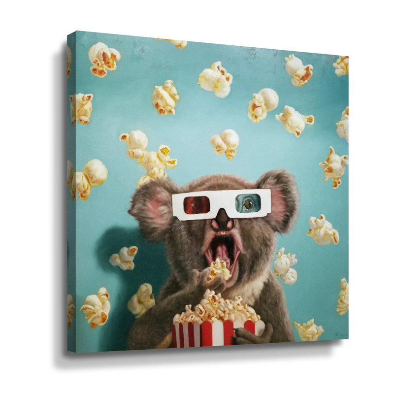 Film 3D - Impression sur toile, Toile tendue, H 36 po x l 36 po x P 2 po