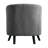 Gerdeen 26.77" Wide Tufted Teddy Velvet Upholstered Barrel Chair with Wooden Legs-1837769097