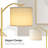 Nikkolas 63'' LED Arched Floor Lamp-156477245-156477244