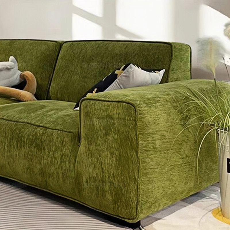 Modern Chenille Straight - line Couch