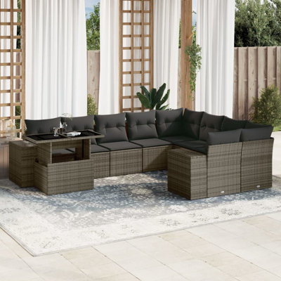 Ensemble de canapé de jardin Vidaxl