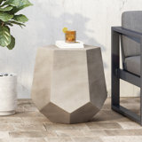 hexagon shape Patio Table with sturdy base