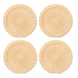 Braided Weave Placemats - Blue - Set of 4