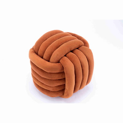 Chenille Fabric Modern Knot Design Ottoman Makeup Stool Footstool, Comfortable And Stylish Seat For Living Room, Bedroom