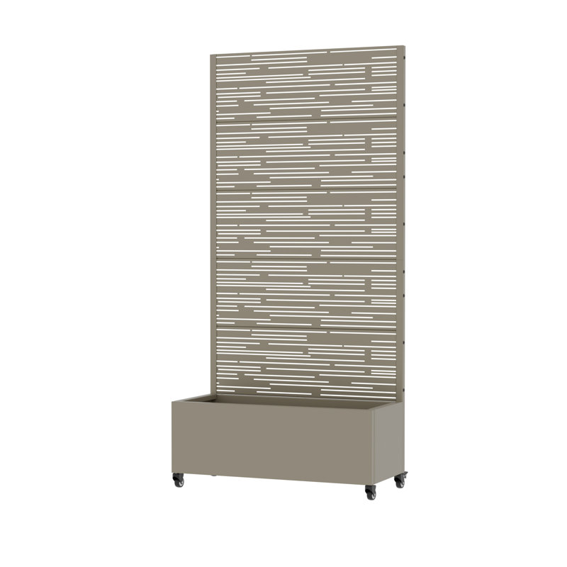 Metal Planter Box, Black, 182.9cm H x 88.9cm W x 40.6cm D