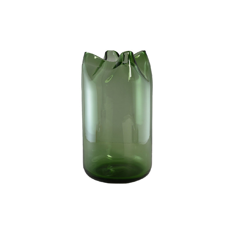  Vase en verre Mosswave Green