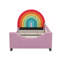 Lit de jour simple en tissu d'ameublement Rainbow