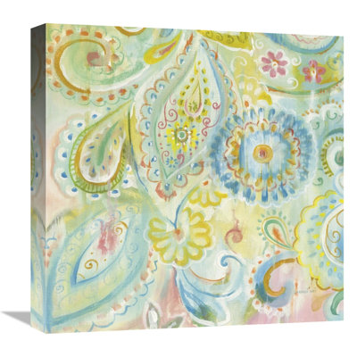 'Spring Dream Paisley XII' by Danhui Nai, Canvas Wall Art