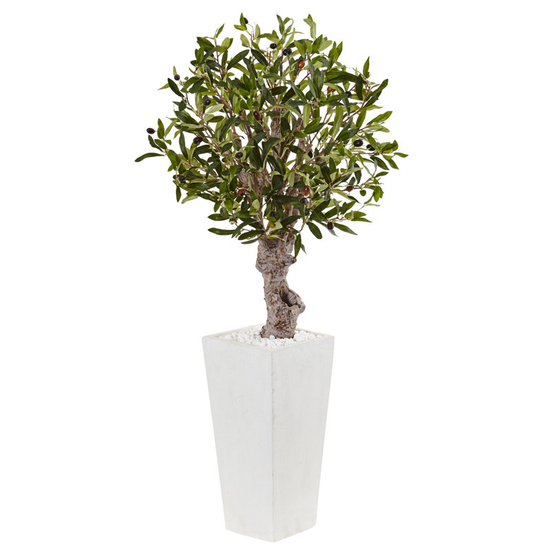 Arbre de noël artificiel 26,75" en pot de fleurs