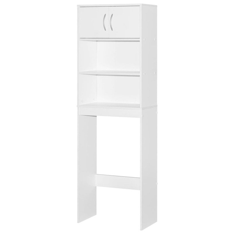 Rangement au-dessus de la toilette l 23,5 po x H 67 po x P 9,5 po Corwin, Blanc