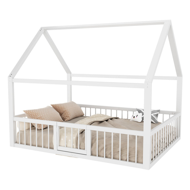European Double (140 X 200 Cm) House Beds, White