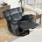 38.98" Wide Power Lift Massage Recliner With Heat, Cup Holders & Phone Stand-307447428