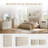 3-Piece Bedroom Set, White - 5 Drawers Dresser And 3 Drawers Nightstand Set Of 2-1421625994-1414027667