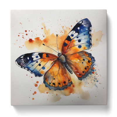 Butterfly Watercolour - Wrapped Canvas
