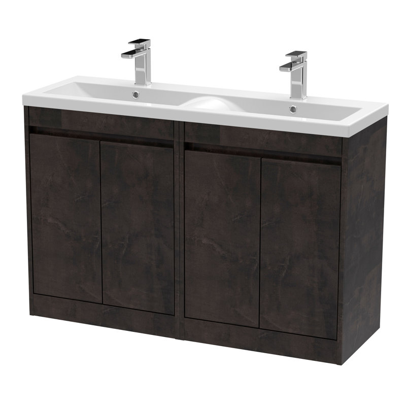 Havana 1240 mm Bathroom Vanity, Metallic Slate