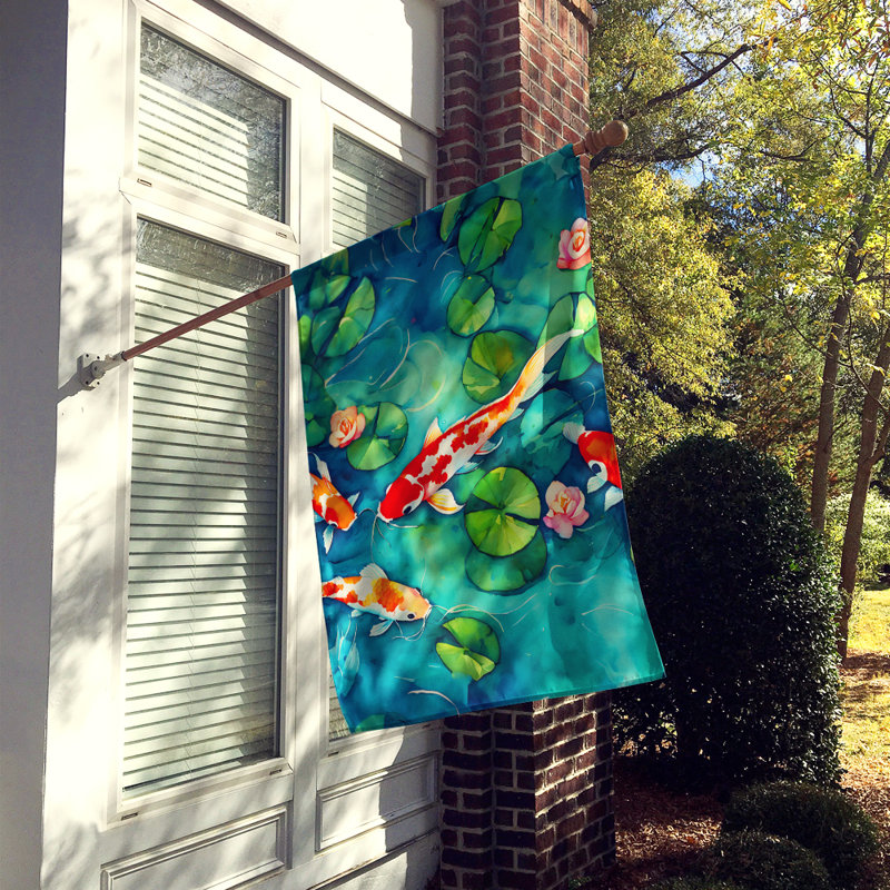 Drapeau de maison en polyester à double face H 40 po x l 28 po Breahanna