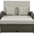 2 Pe Reclining Lounge, Gray, Adjustable Back, With Comfortable And Water- Fabric Covers Chaise Lounge For 2, Protected Cushions-77170983