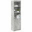 Highboard 50X35x180 Cm Engineered Wood-1897897321