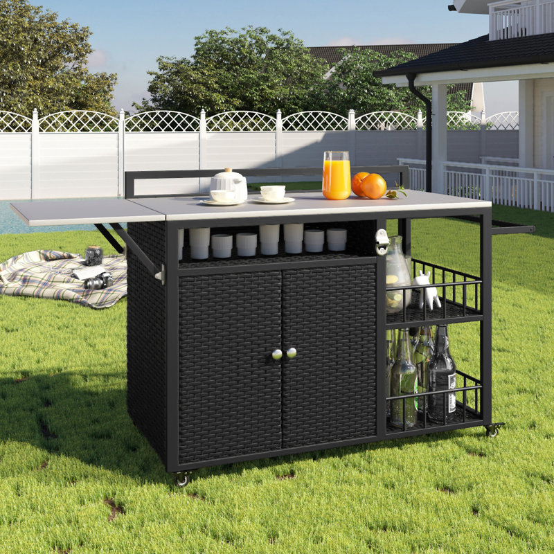 Îlot de cuisine extérieur 63,5 po