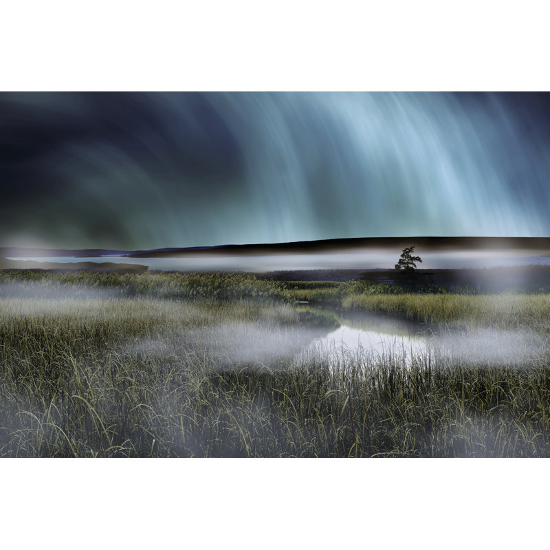 Night Marsh by James McLoughlin - Wrapped Canvas Print, 20cm H x 30cm W x 3.8cm D