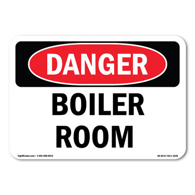 Boiler Room Decal 5" X 3.5"