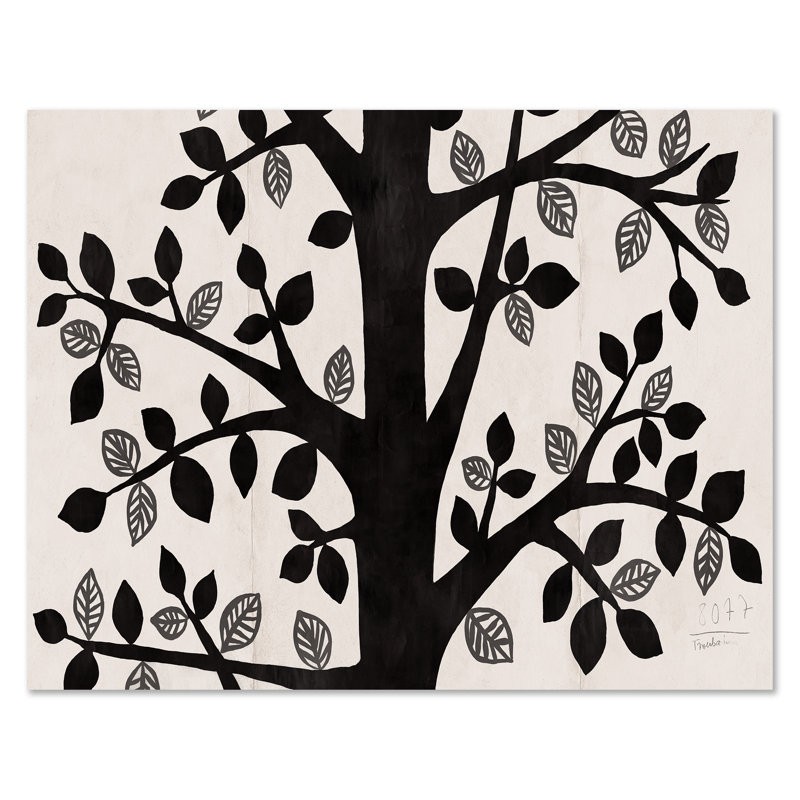 «Black Tree» par Paule Marrot - impression, Unframed, H 42 po x l 54 po x P 1,25 po