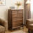Simple Black Walnut Solid Wood Accent Chest