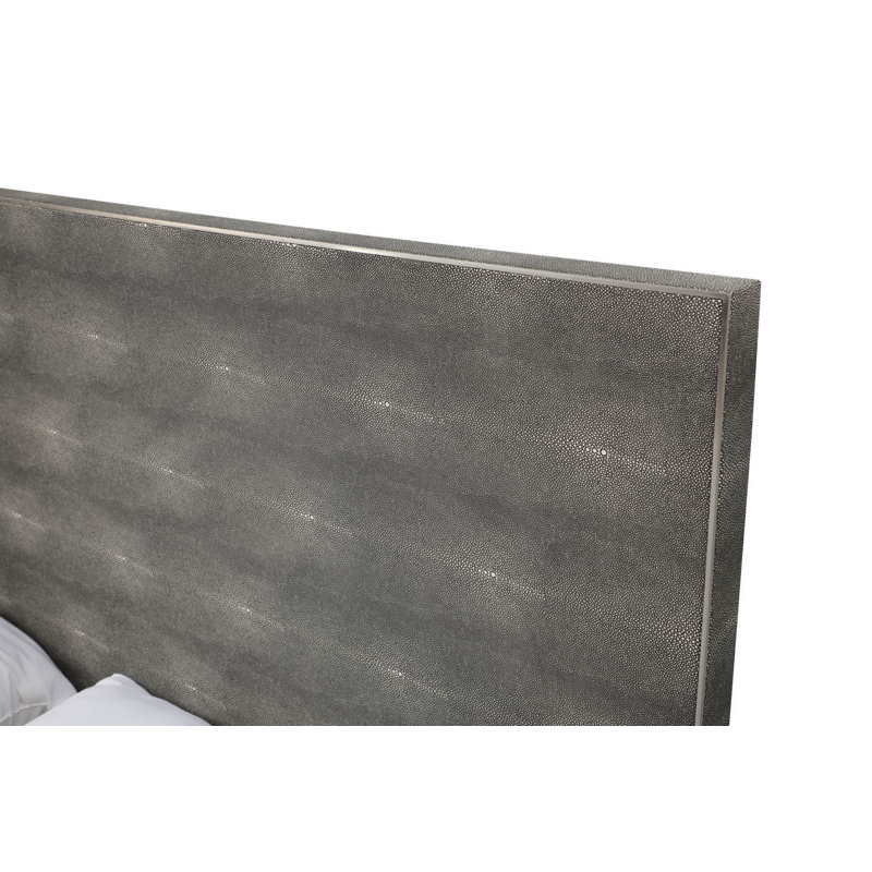 Antionett Dark Gray Platform Bed