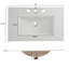 Meuble-lavabo autoportant de 30 po avec lavabo en céramique et tiroirs à extension complète-122274330