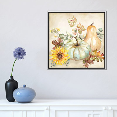 «Watercolor Harvest Pumpkin II» par Tre Sorelle Studios - reproduction d'art