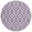 Tapis rond ivoire 8 po