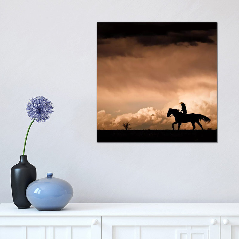 Ride the Storm #2 1 Piece Wrapped Canvas Wall Art, 45.72 cm H x 45.72 cm W x 3.175 cm D