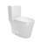 1.1/1.6 GPF Antimicrobial, Leak Resistant, Dual Flush One-Piece Toilet ,  CUPC Certified, Water Sense Certified, Ceramic, White Color, Soft Close Seat, Comfort Height, Floor Mounted, Elongated