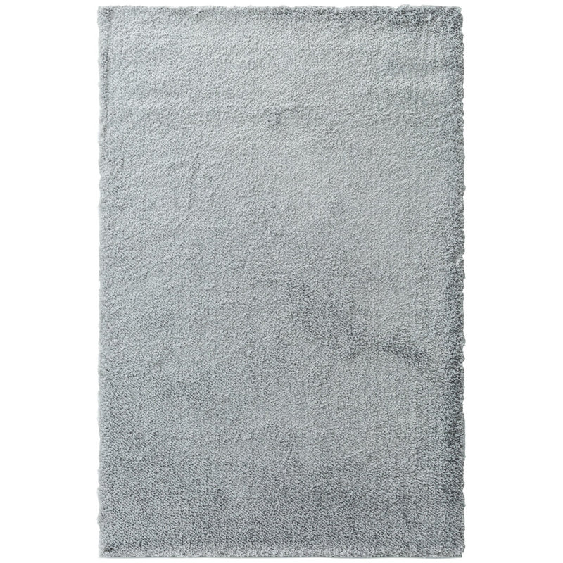 Soft Grey Soft Textured Rug