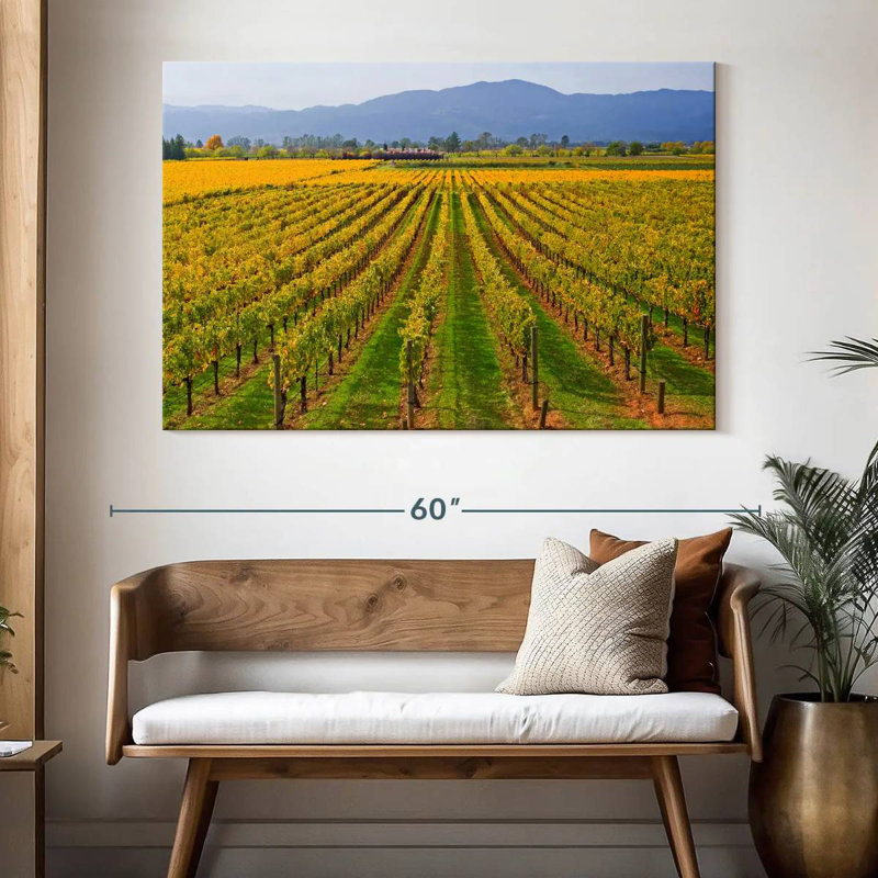 Alvord Vast Napa Valley Winery, H 34 po x l 51 po
