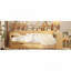 Lit de jour simple en bois avec tablettes de rangement, lit multifonctionnel avec deux tiroirs de rangement et bureau d'étude-480149924-480149926