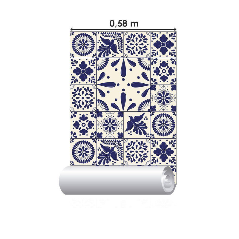 Rouleau de papier peint adhésif L 126 po x l 24 po