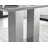 Eubanks High Gloss Double Pillar Dining Table Set with 4 Luxury Faux Leather Dining Chairs-1038943784-1038809444
