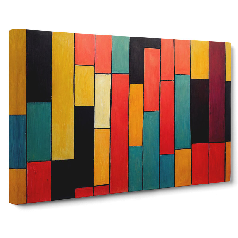 Welcoming Modern Abstract - Wrapped Canvas, 35cm H x 50cm W x 3cm D