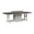 Hammered Top Black with Seashell Base