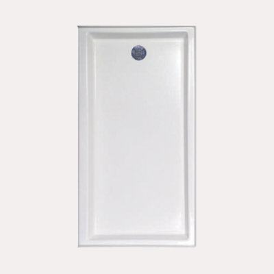 Base de douche à seuil simple l 60 po x p 30 po
