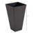 Outsunny Set Of 3 Tall Planters With Drainage Hole, 28" Outdoor Flower Pots, Indoor Planters For Porch Patio And Deck-2020022999